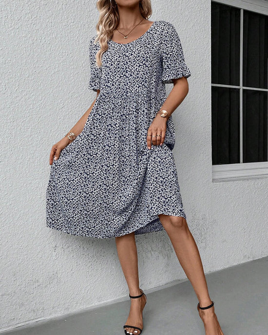 Elvira - Elegant Floraal Dress